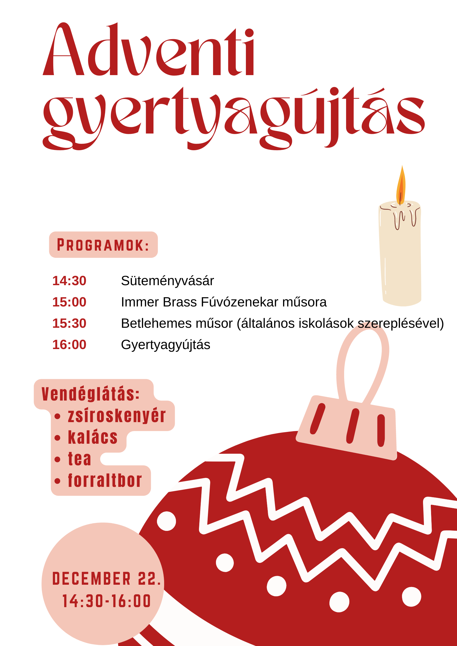 Adventi gyertyagyújtás