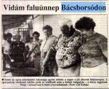 Falunapi ebéd a kórus jóvoltából, 1994