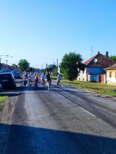 Szelíd motoros felvonulás